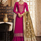 Trendy Suit Crepe Silk Rani Embroidered Salwar Kameez