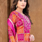 Salwar Suit Fancy Fabric Rani Hand Work Salwar Kameez