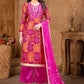 Salwar Suit Fancy Fabric Rani Hand Work Salwar Kameez