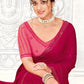 Trendy Saree Polyester Rani Digital Print Saree