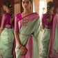 Trendy Saree Silk Rani Weaving Saree