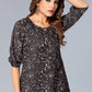 Casual Kurti Rayon Black Print Kurtis