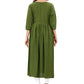 Casual Kurti Rayon Green Embroidered Kurtis