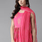 Salwar Suit Rayon Pink Print Salwar Kameez