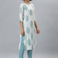 Salwar Suit Rayon Multi Colour Floral Patch Salwar Kameez