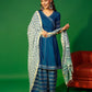 Sharara Set Rayon Blue Lace Salwar Kameez