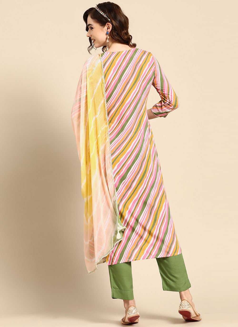 Salwar Suit Rayon Multi Colour Print Salwar Kameez