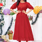 Gown Rayon Red Chikankari Work Gown