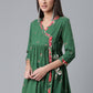 Designer Kurti Rayon Green Print Kurtis