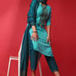 Salwar Suit Rayon Viscose Turquoise Embroidered Salwar Kameez