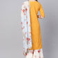 Salwar Suit Crepe Silk Yellow Digital Print Salwar Kameez