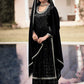 Salwar Suit Georgette Black Embroidered Salwar Kameez