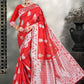 Classic Art Silk Kanjivaram Silk Red Weaving Saree