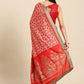 Trendy Saree Crepe Silk Red Woven Saree