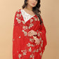 Contemporary Rangoli Silk Red Embroidered Saree