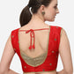Designer Blouse Silk Red Embroidered Blouse