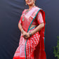 Traditional Saree Kanchipuram Silk Red Jacquard Work Saree