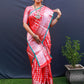 Traditional Saree Kanchipuram Silk Red Jacquard Work Saree