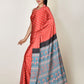 Designer Satin Red Digital Print Saree