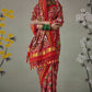 Classic Patola Silk Red Weaving Saree
