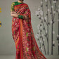 Classic Patola Silk Red Weaving Saree