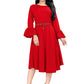 Designer Kurti Rayon Red Plain Kurtis