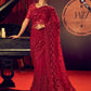 Contemporary Net Red Crystals Saree