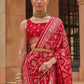 Classic Brasso Red Diamond Saree