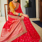 Classic Banarasi Silk Red Weaving Saree