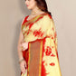 Classic Silk Red Patch Border Saree
