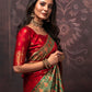 Classic Silk Red Weaving Saree