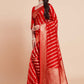 Trendy Saree Organza Silk Red Woven Saree