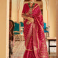 Contemporary Patola Silk Red Weaving Saree