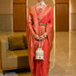 Contemporary Silk Red Weaving Saree