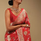 Classic Art Banarasi Silk Red Woven Saree
