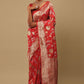Classic Art Banarasi Silk Red Woven Saree