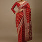 Trendy Saree Art Banarasi Silk Red Woven Saree