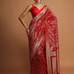 Trendy Saree Art Banarasi Silk Red Woven Saree