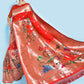 Trendy Saree Silk Red Meenakari Saree
