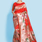 Trendy Saree Silk Red Meenakari Saree