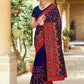 Contemporary Georgette Blue Embroidered Saree