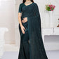 Classic Georgette Morpeach Embroidered Saree
