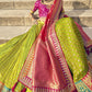 Lehenga Choli Banarasi Silk Green Embroidered Lehenga Choli