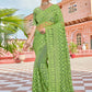 Trendy Saree Net Green Embroidered Saree