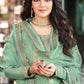 Pant Style Suit Jacquard Viscose Sea Green Embroidered Salwar Kameez