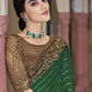 Classic Silk Green Embroidered Saree