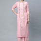 Designer Kurti Cotton Pink Print Kurtis