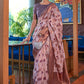 Classic Organza Pink Weaving Saree