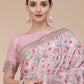 Classic Silk Blend Pink Woven Saree