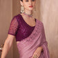 Traditional Saree Silk Pink Embroidered Saree